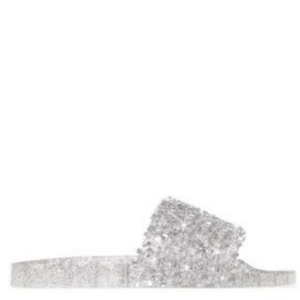 Last Pair! Silver Bling Jelly Slides - Picture 4 of 4